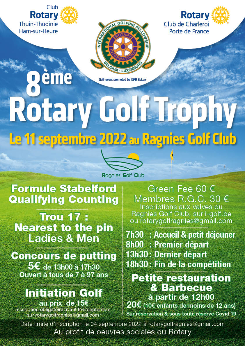 Compétition de Golf le 11 septembre 2022
